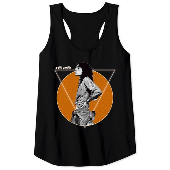 Retro Patti Smith Glow Tribute - Patti Smith - Tank Tops