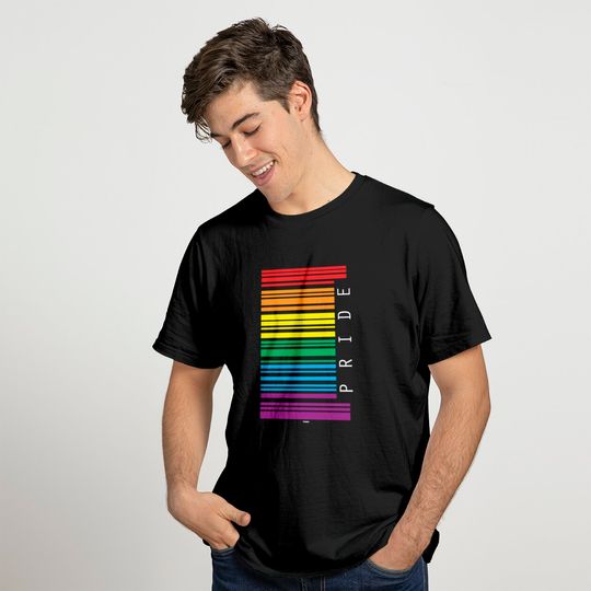 Gay Pride Barcode - LGBTQ Support Parade Men's T-Shirt