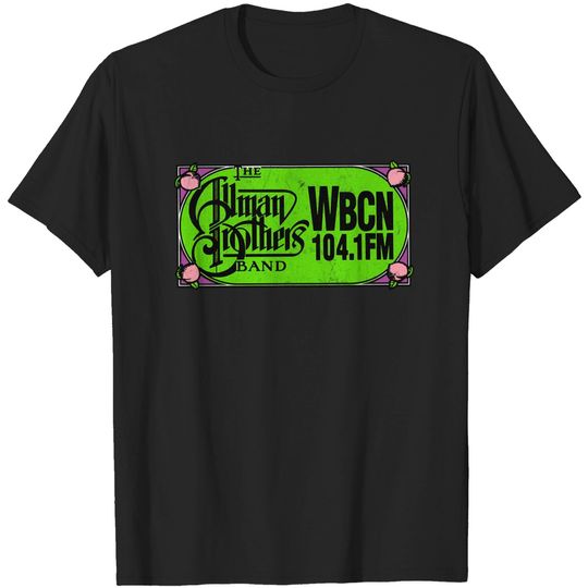 Discover WBCN Boston / The Allman Brothers / Defunct Radio Station Logo - Radio Station - T-Shirt