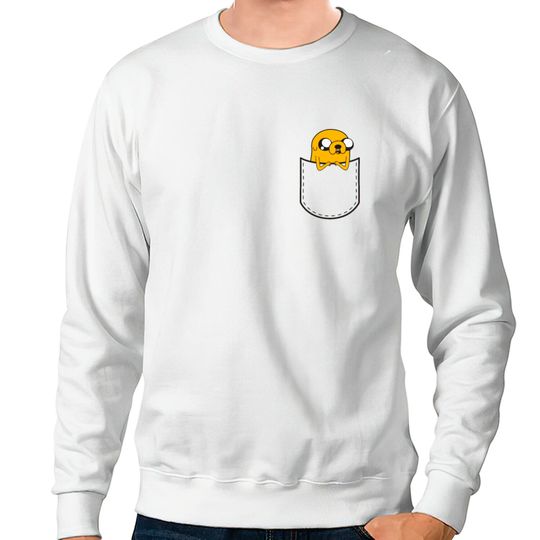 Adventure Time Pocket Jake Sweatshirts