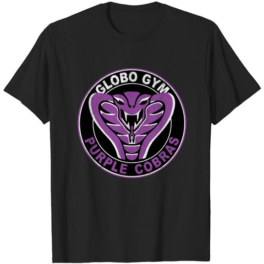 Globo Gym Purple Cobras - vintage logo - Globo Gym - T-Shirt