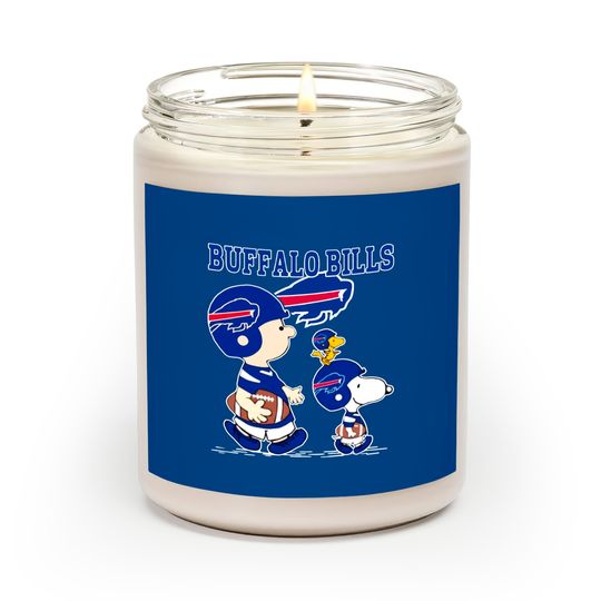 Buffalo Bills Peanuts Scented Candles