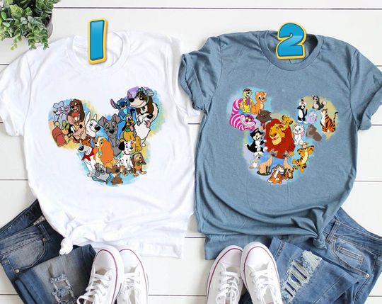 Disney Dog Shirt, Disney Cat Shirt, Mickey Ears Shirt, Disney Trip Shirt, Dog Mom Gift, Cat Lover Gift, Disney World Shirt