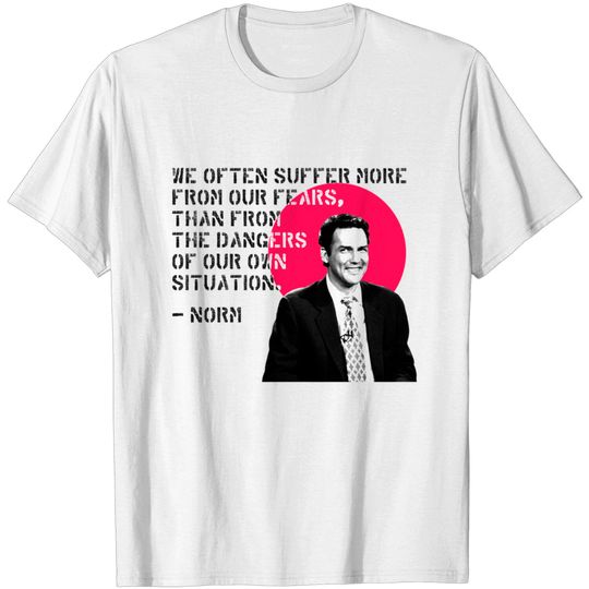 NORM MACDONALD Quotes - Comedy - T-Shirt