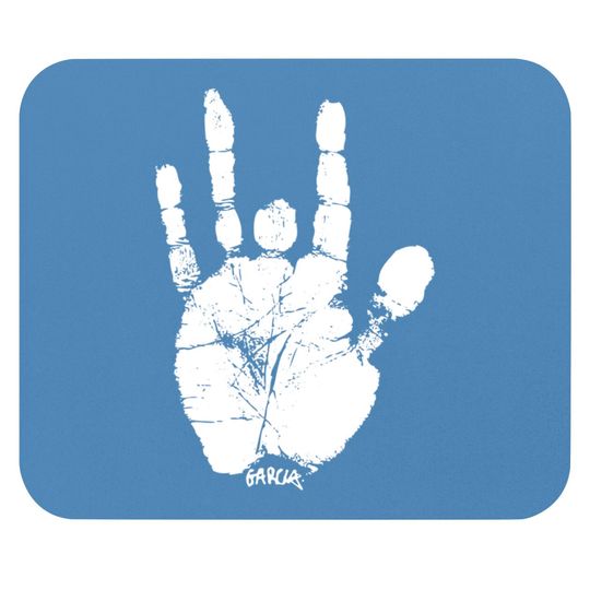 Logo hand Jerry Garcia - Jerry Garcia - Mouse Pads