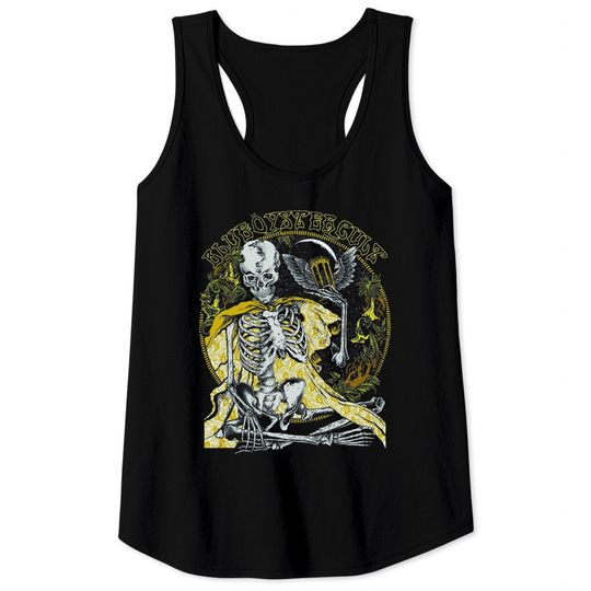 Blue Oyster Cult Skull Logo Rock Band Legend Tank Tops