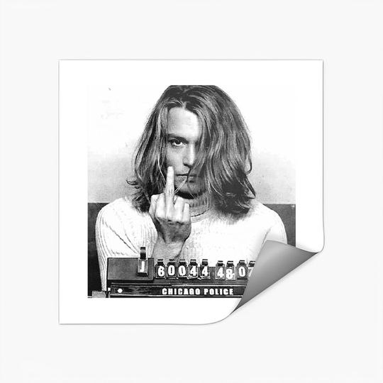 Johnny Depp Blow Mugshot Stickers