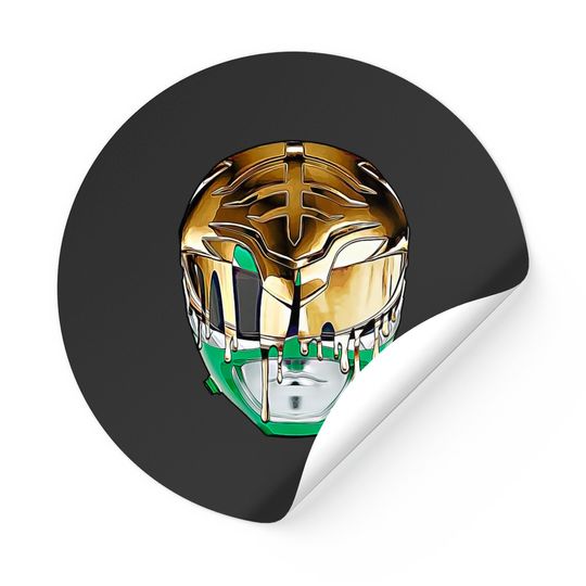 Green to White - Mighty Morphin Power Rangers - Stickers