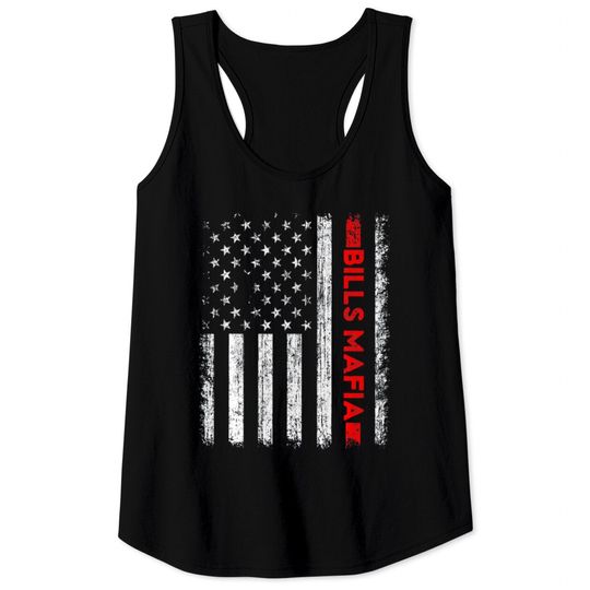 American Flag Bills Mafia Patriotic Buffalo Tank Tops