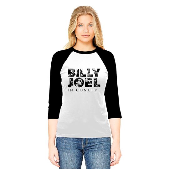 Billy Joel Logo Tour Classic Baseball Tees