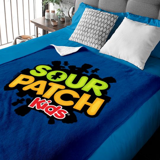 Discover Sour Patch Kids Candy Logo Gift Baby Blanket Baby Blankets