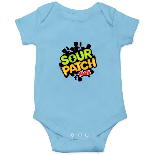 Discover Sour Patch Kids Candy Logo Gift Onesie Onesie
