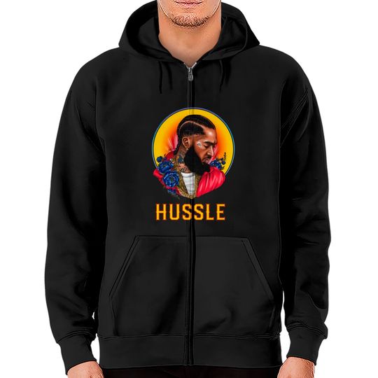 Nipsey Hussle Legend Zip Hoodies