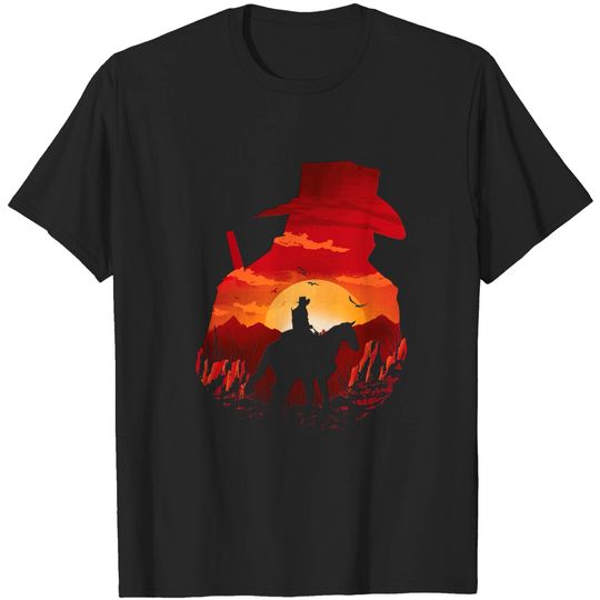 Red Sunset - Red Dead Redemption 2 - T-Shirt