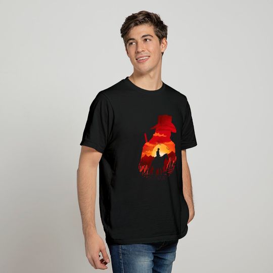 Red Sunset - Red Dead Redemption 2 - T-Shirt