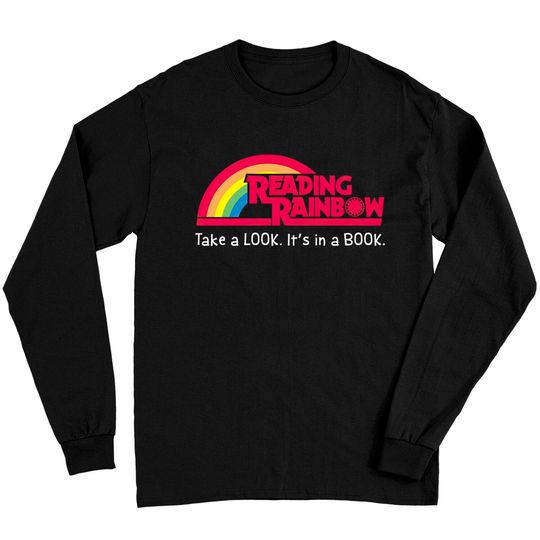 Reading Rainbow Take A Look It's in A Book Long Sleeves