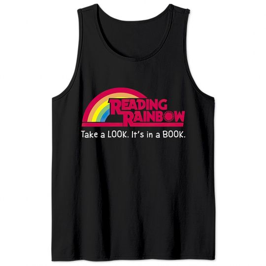 Reading Rainbow Take A Look It's in A Book Tank Tops