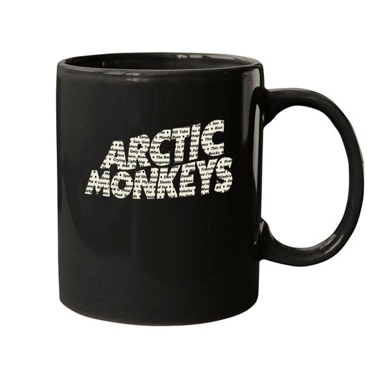 Arctic text vintage - Arctic Monkeys - Mugs