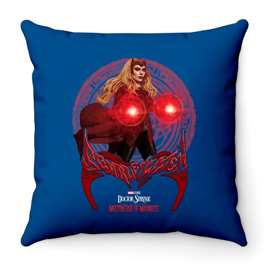 Marvel Doctor Strange Scarlet Witch Geometric Throw Pillows