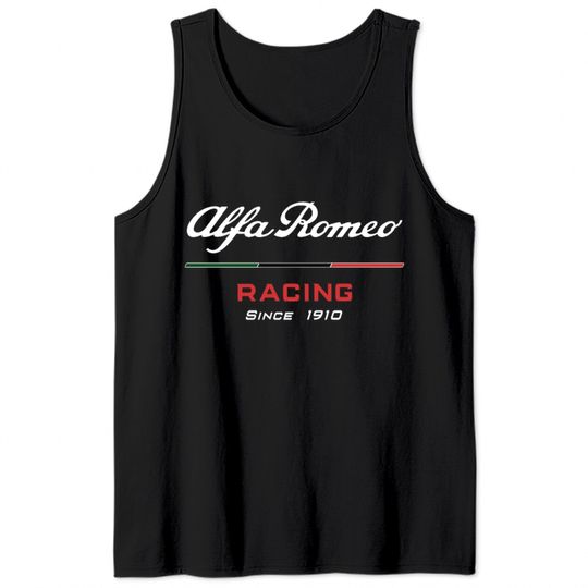 Alfa Romeo Racing logo Tank Tops