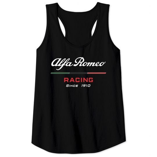 Alfa Romeo Racing logo Tank Tops