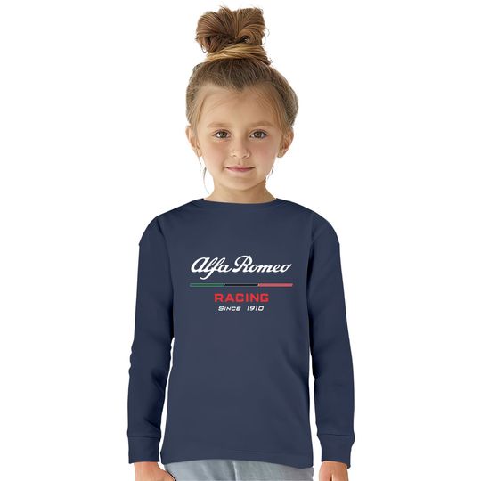 Alfa Romeo Racing logo  Kids Long Sleeve T-Shirts