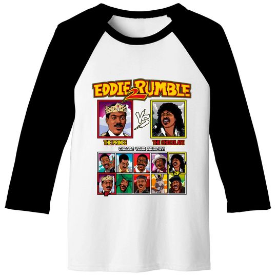 Eddie 2 Rumble - Eddie Murphy VS - Eddie Murphy - Baseball Tees