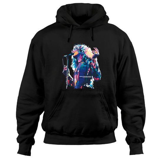 Robert Plant in WPAP style - Robert Plant - Hoodies