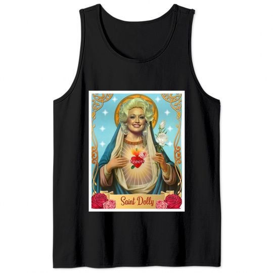 saint dolly parton - Dolly Parton - Tank Tops