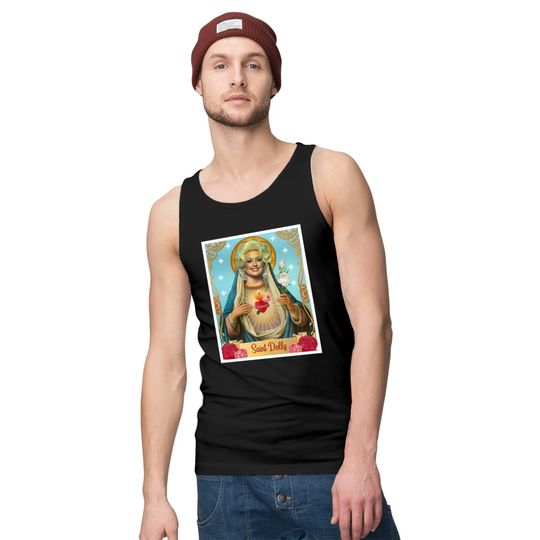 saint dolly parton - Dolly Parton - Tank Tops