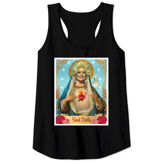 saint dolly parton - Dolly Parton - Tank Tops