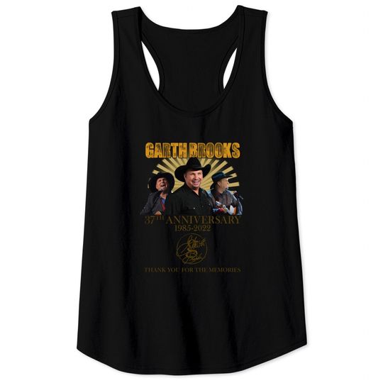 Garth Brooks 37th Anniversary Shirt, Garth Brooks Concert World Tour 2022 Tank Tops, Garth Brooks Tour