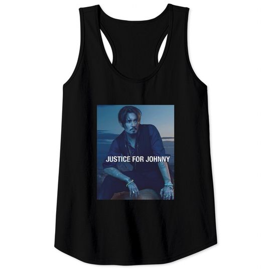 Justice For Johnny Depp Tank Tops, Johnny Depp Tank Tops