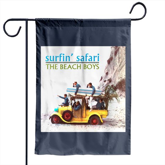 The Beach Boys Band Surfin' Safari Album Cover Garden Flags