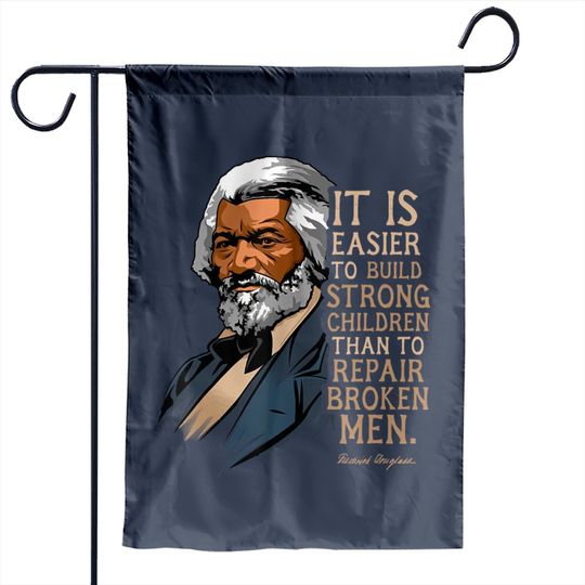 Frederick Douglass Quote Gift For Black History Garden Flags