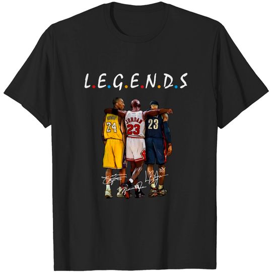 Legend Kobe Bryant x Michael Jordan x Lebron James Shirt , Mamba Forever Los Angeles Lakers Shirt
