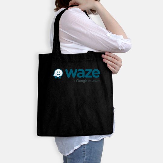 Google Waze -  Logo - Google Waze - Bags