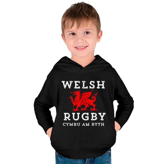 Cymru Am Byth Welsh Rugby Wales Forever Dragon Kids Pullover Hoodies Tee