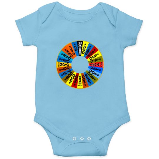 Wheel of Fortune logo Onesies Onesies