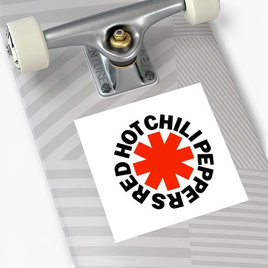 Red Hot Chili Peppers Unisex Sticker: Red Asterisk