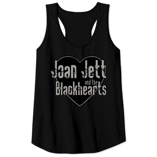 Joan Jett and The Blackhearts Logo - Joan Jett And The Blackhearts - Tank Tops