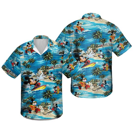Disney Mickey Mouse Hawaiian Shirt