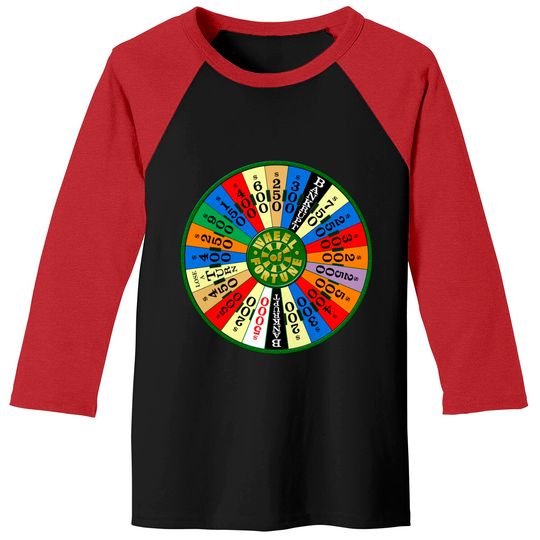 Wheel of Fortune logo Shirt Baseball Tees