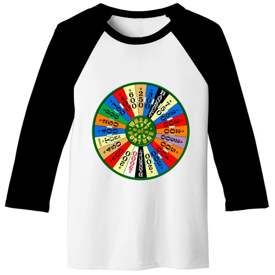 Wheel of Fortune logo Shirt Baseball Tees