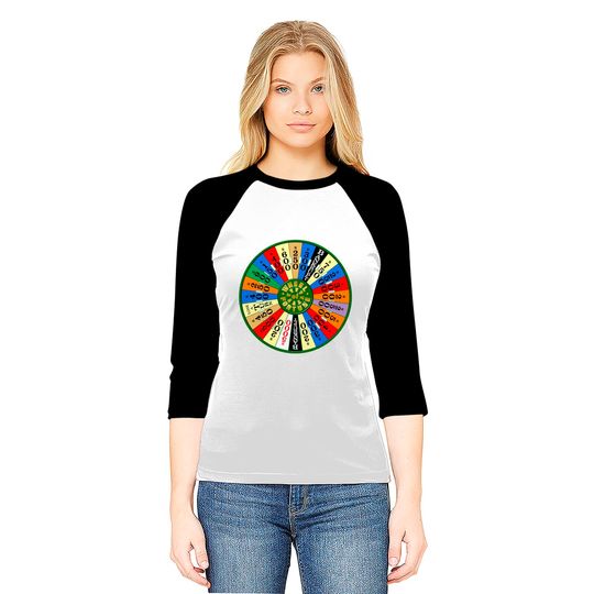 Wheel of Fortune logo Shirt Baseball Tees