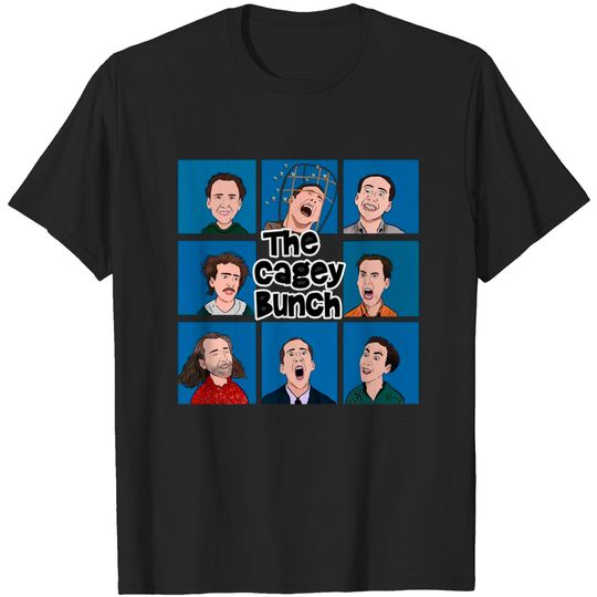 The Cagey Bunch - Nicolas Cage - T-Shirt