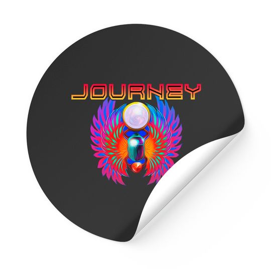 rock band journey Classic Stickers