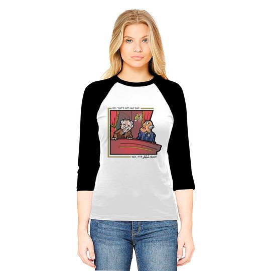 Statler and Waldorf: The Hecklers - Muppets - Baseball Tees