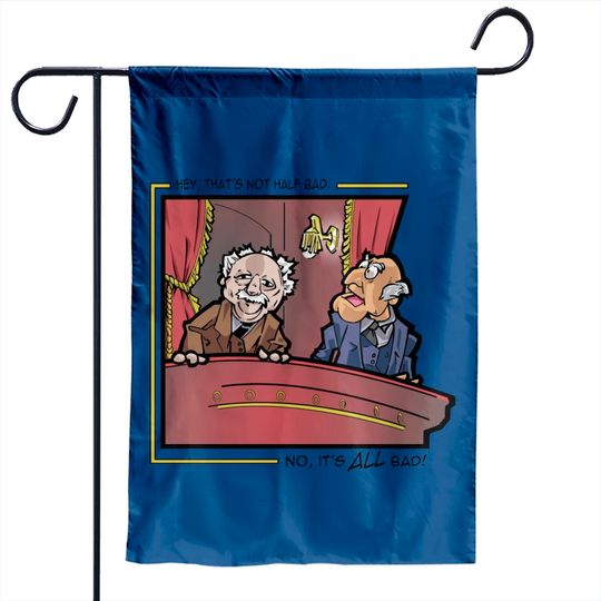 Statler and Waldorf: The Hecklers - Muppets - Garden Flags