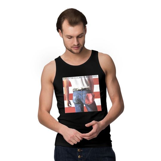 Bruce Springsteen Born In The USA Rock Tee Tank Tops